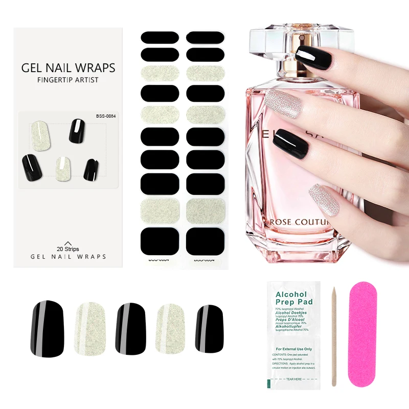 Корейская полувылеченная гелевая наклейка для ногтей