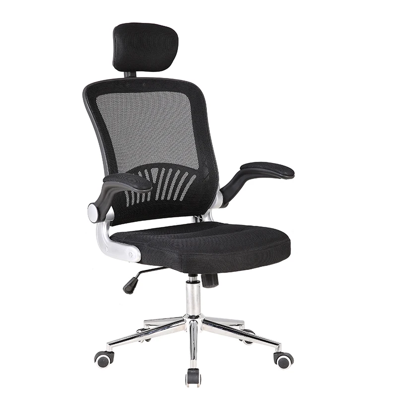 
Swivel mesh ergonomic high back office computer executive task desk staff chair with headrest 
