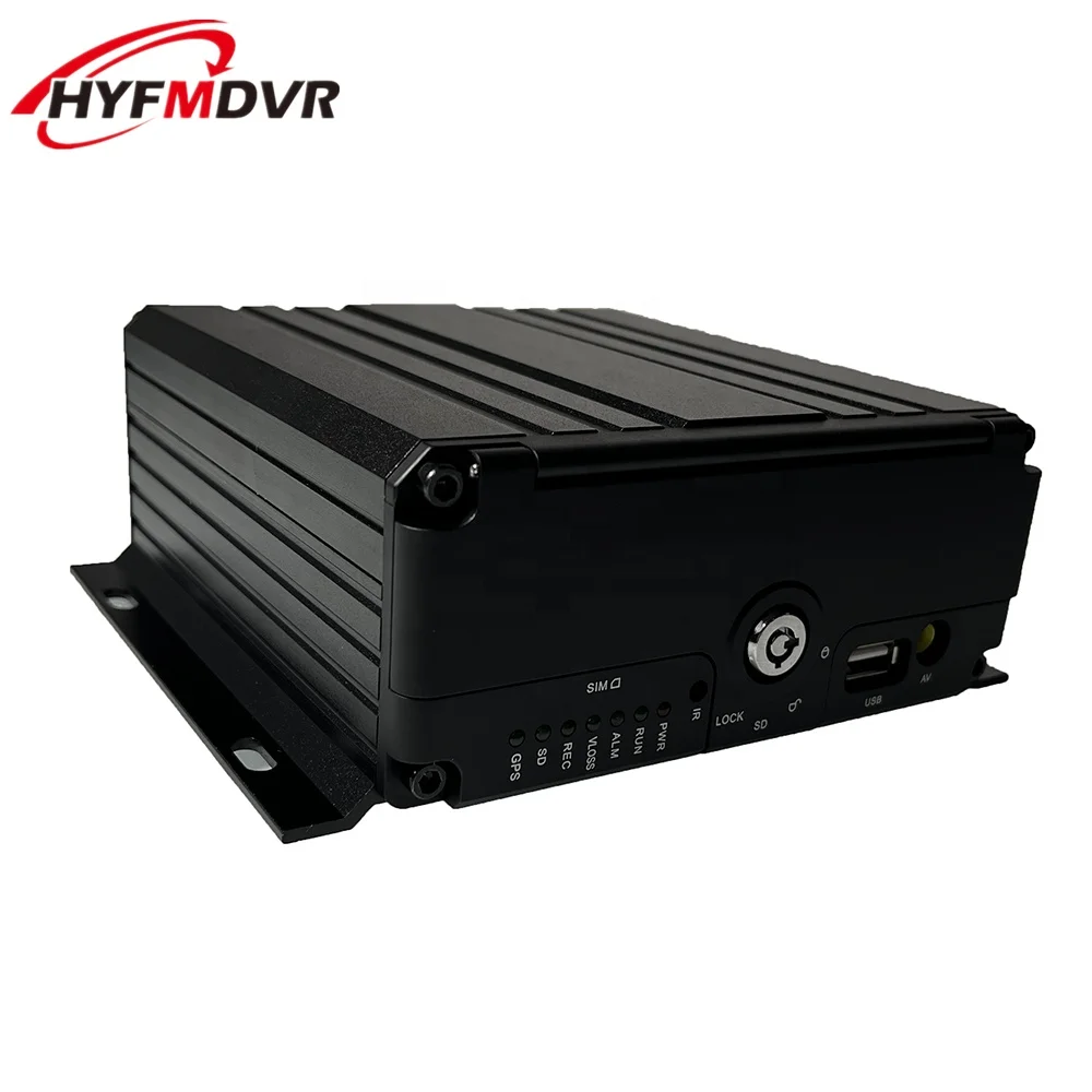 HYFMNVR AHD 4 Channels HDD Car Video Recorder GPS Beidou 3G High-definition Vehicle Monitoring Host Mobile NVR Manufacturers