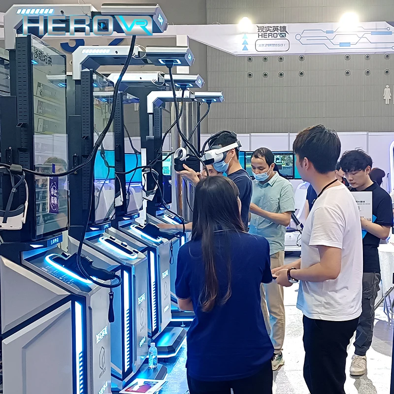 HEROVR  VR Shooting Theme Park Hot Sale 9d Virtual Reality Shooting Game Sniper Simulator Machine