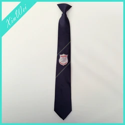 The New Style Is Elegant And Mature Design School Uniform Clip Tie With Logo
