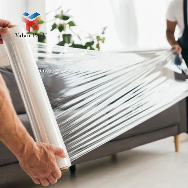 Factory Price Lldpe Transparent Plastic Pallets Packaging Transport Stretch Film