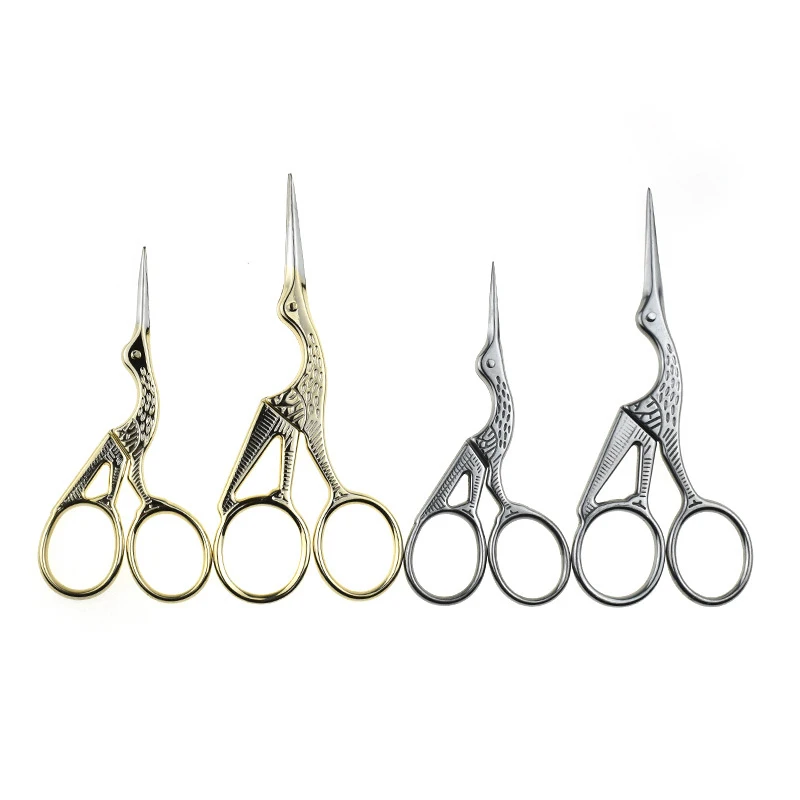 Hot Sale Vintage Style Sewing Scissors Embroidery Mini Crane Bird Scissors