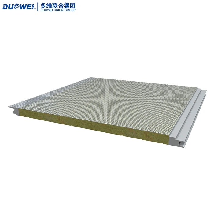 China Duowei Decorative Rock Wool Wall Sandwich Panel Price For Exterior And Interior Wall