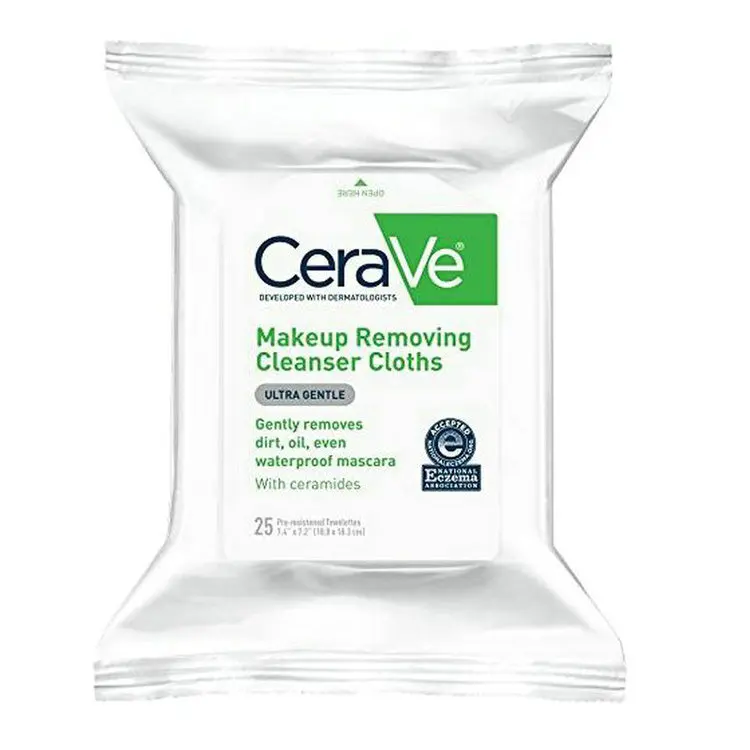 professional facial personal care soft natural makeup remover wipes for adults