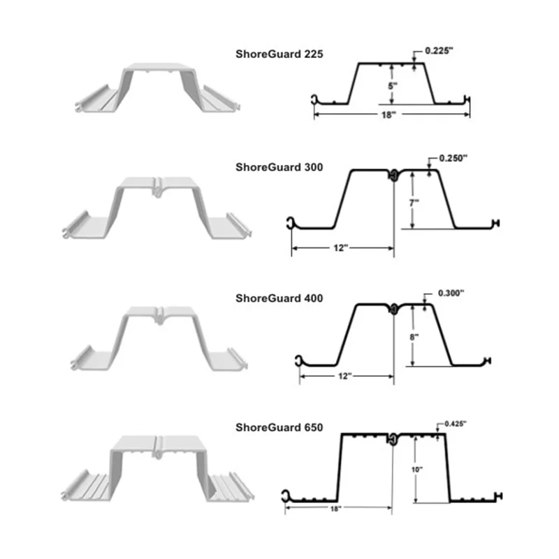 NANXIANG STEEL Z type cold formed sheet piles Z profile cold rolled steel sheet pile