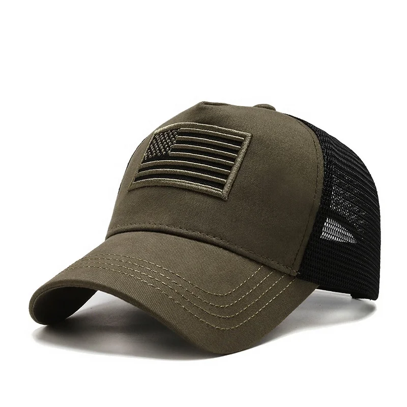 Wholesale popular in stock colorful unisex the USA flag presidential election 5 panel cap custom make america great again hat