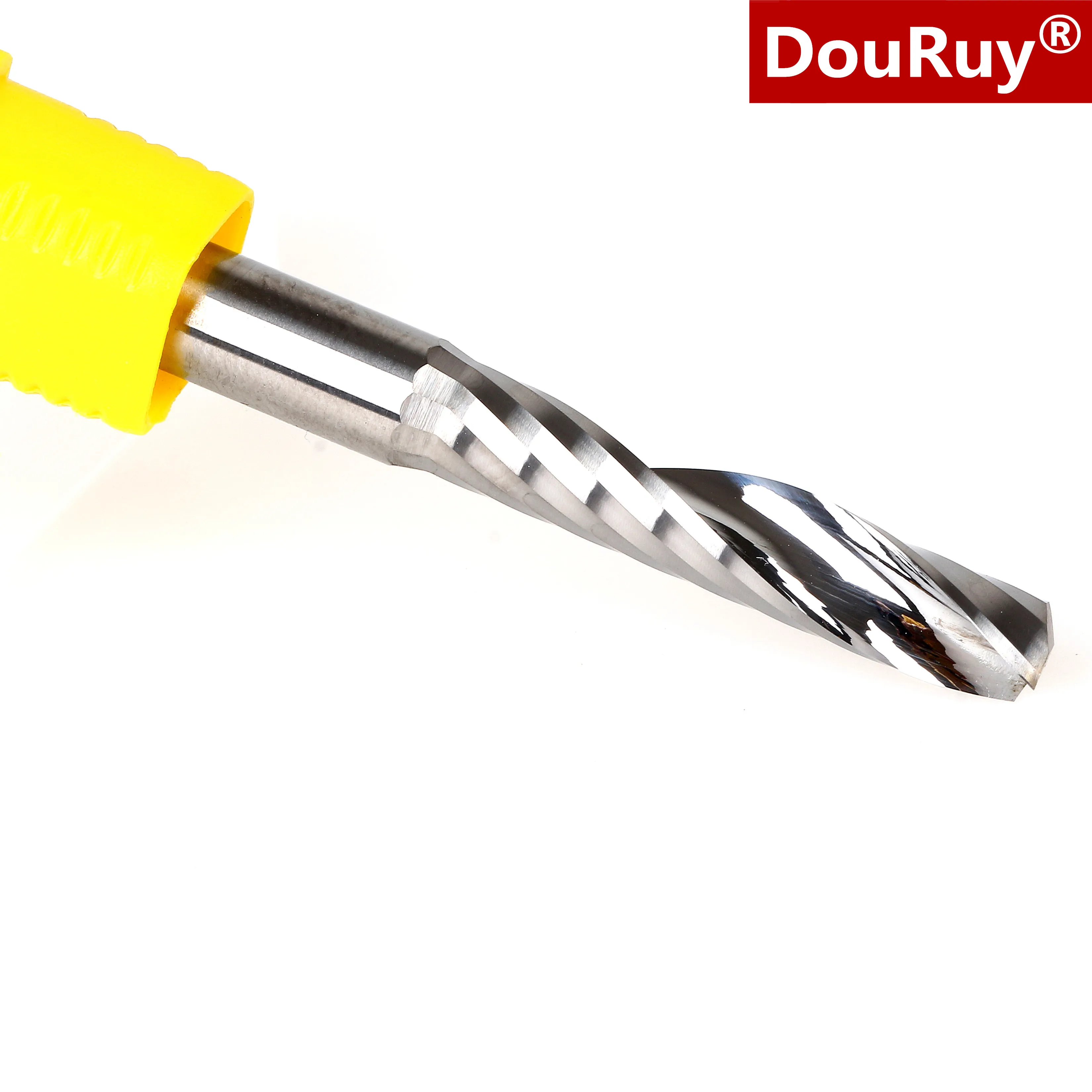 DouRuy 3A High Precision CNC Lathe Tools Single Flute End Mills for acrylic MDF PVC ACP cnc router bits