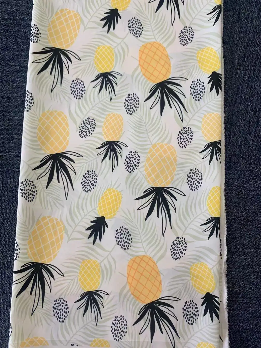 100% recycled polyester customized low moq stock microfiber fabric beach short fabric