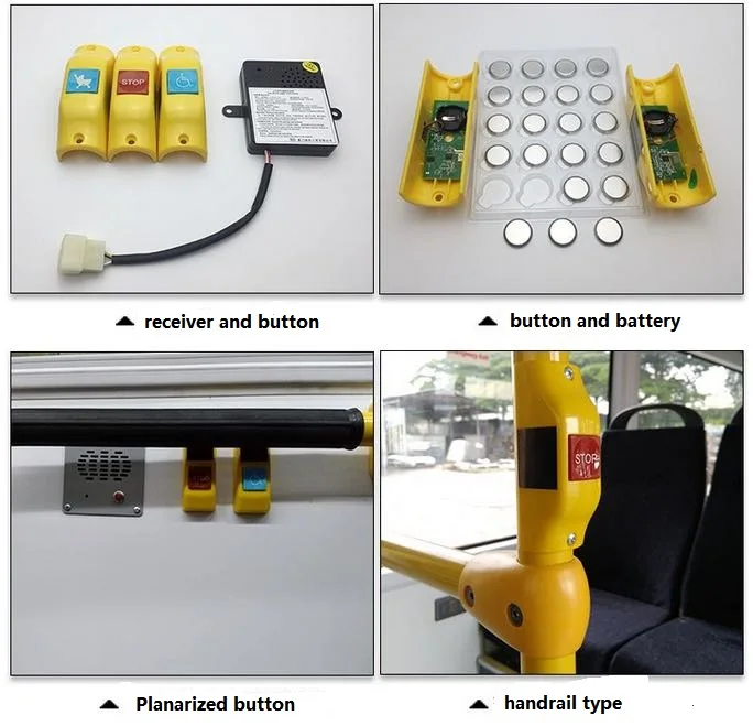 Wireless drop-off doorbell