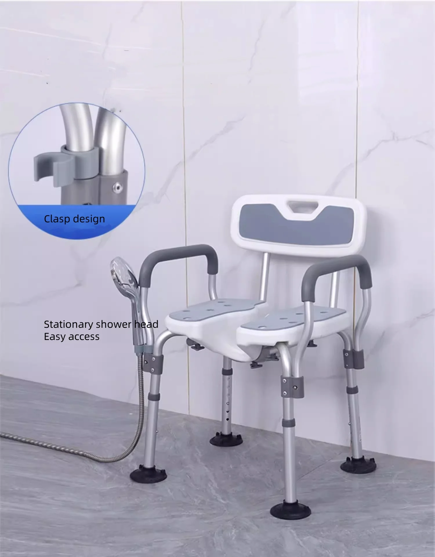 Non-slip bath chair for the elderly  Bathroom folding shower chair for pregnant women  Safety shower stand