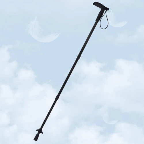 XiaSheng Lightweight Adjustable Trekking Pole Walking Cane with EVA Handle Comfortable Straight Grip for Hiking and Backpacking