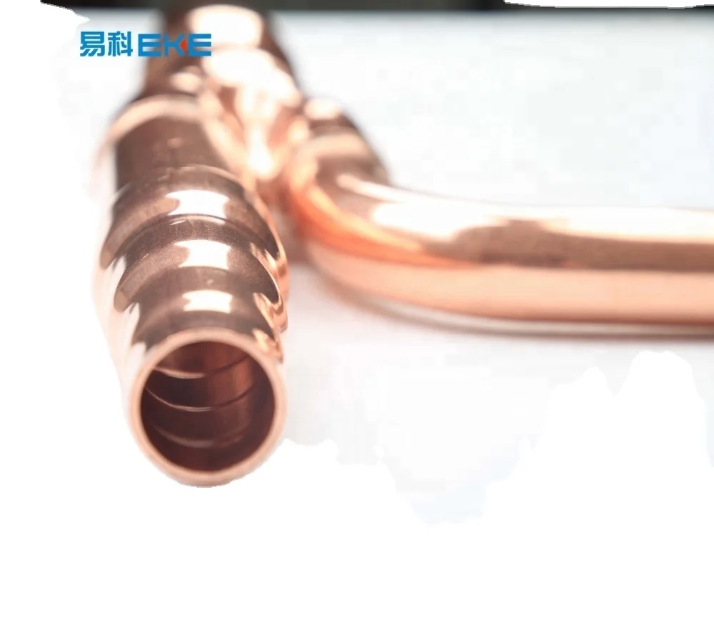 Copper disperse pipe Y branch copper manifold copper tube for VRF/VRV SYSTEM Air conditioner use OEM