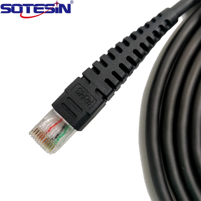 Кабель для считывания штрих-кодов STOESIN RJ45 к USB-кабелю подходит CINO F680 F780 F560 2 м/6 футов Rj45 кабель