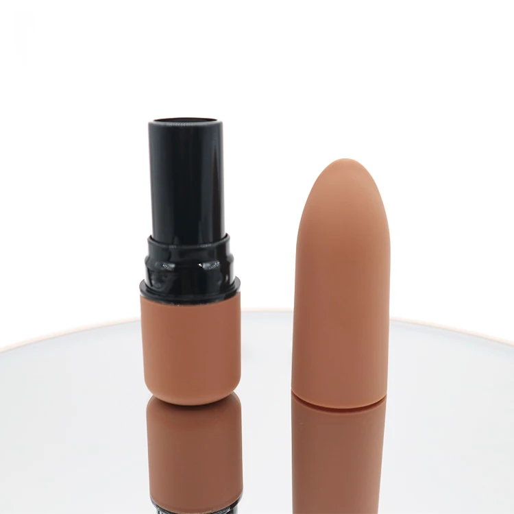 ZHENHAI Custom round lipstick tube Luxury matte