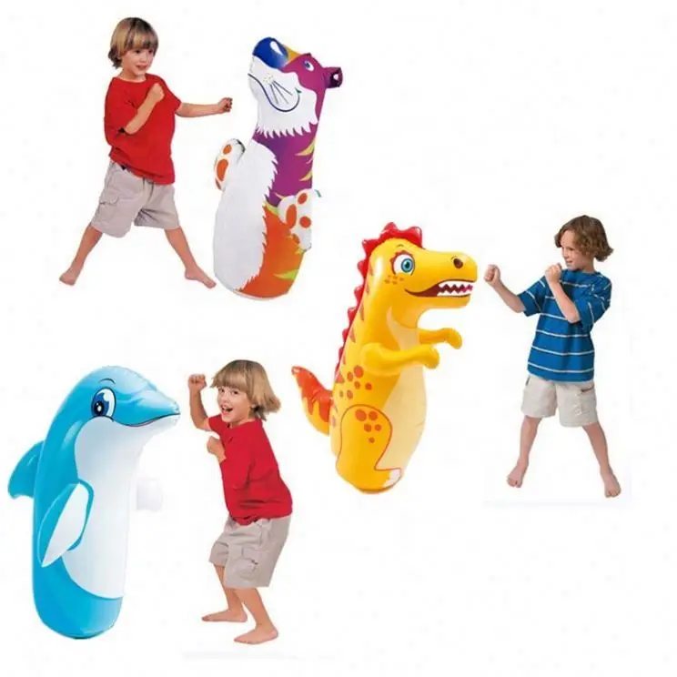 Non-toxic Promotional Advertising Gift Plastic Tumbler Inflatable Roly Poly Toy
