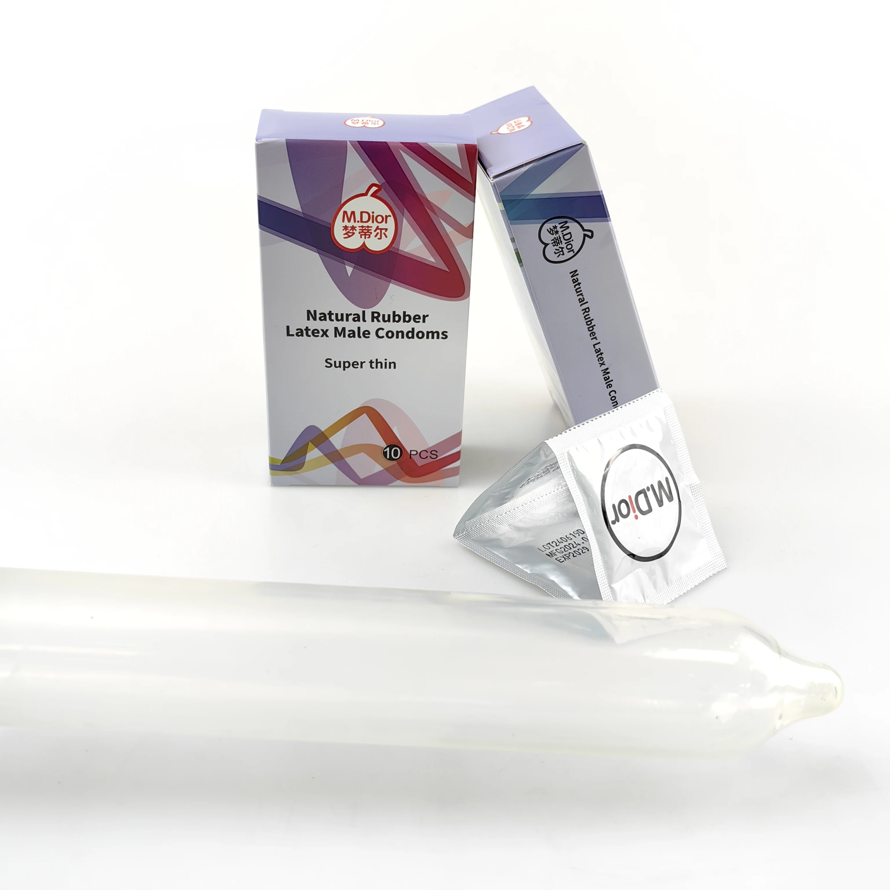 High Quality Factory Sale Flexible Stretchy Male Latex Condoms With Extra Moist Surface And Natural Feel