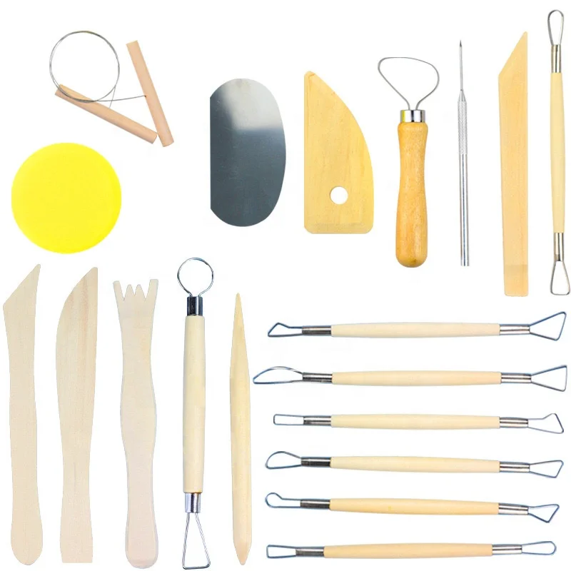 8pcs DIY modeling clay sculpting ceramic and pottery tool kit for art creation