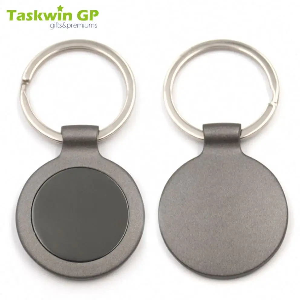 Taskwingifts Super Quality Black Nickel Blank Magnet Key Holder Keychain