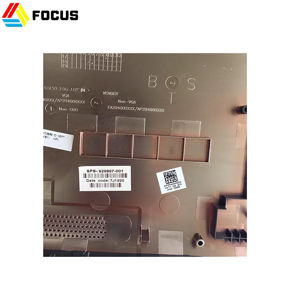  Оригинальная новая нижняя часть корпуса ноутбука крышка для HP Probook 250 G6 255 929897-001 924915-001