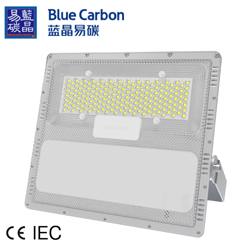 Blue Carbon 500W High Lumen Waterproof Portable LED Solar Flood Light