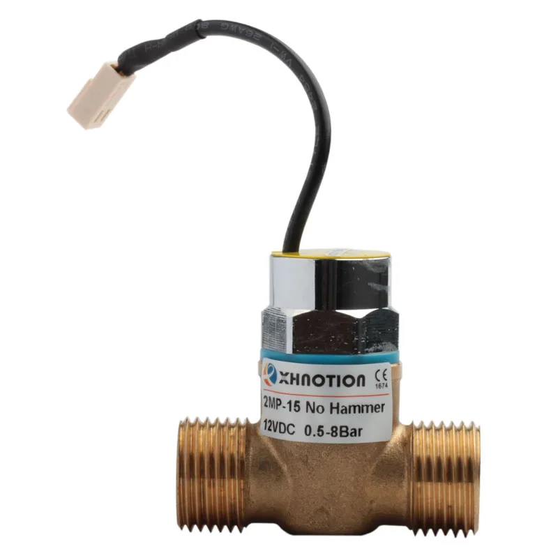 1/2 inch no hammer brass bi-stable latching mobile control remote solenoid valve