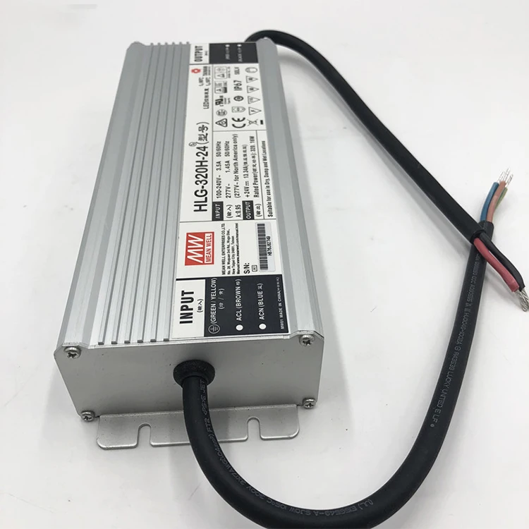  MeanWell Hlg-320h-24ab Hlg-320h-36 Hlg-320h Hlg-320h-48ab Hlg-320h-54a бренд Mean well представляет LED драйвер блок