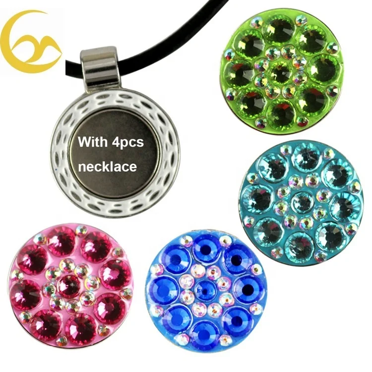 Golf Accessories Golf Ball Marker Pendant Necklace for Golf
