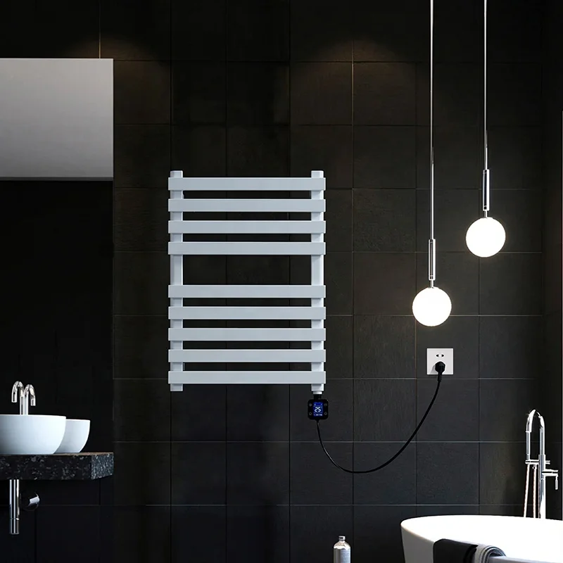 TARRIOU European Stainless Steel Electric Heated Towel Radiator With Timer