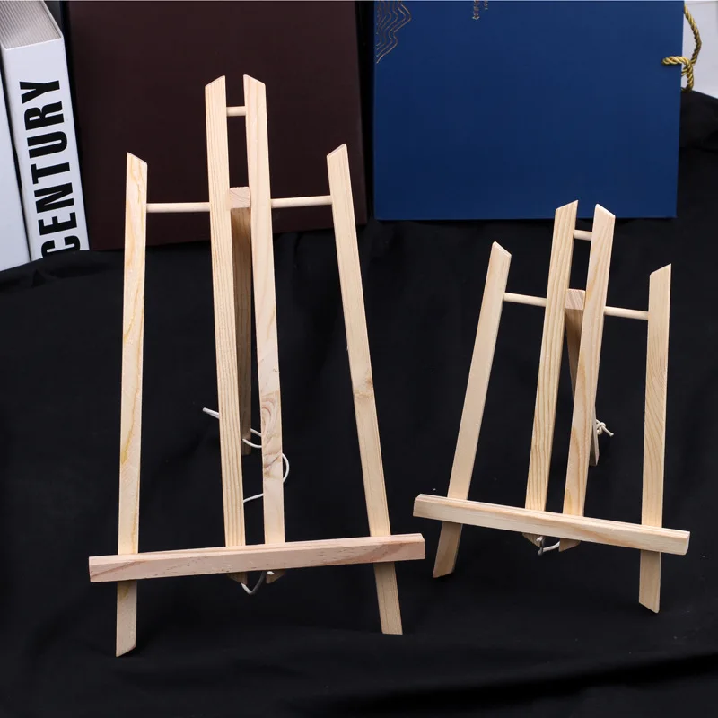 2024 Hot Sale Cheap Price Mini Wooden Portable Foldable Tabletop Easel For Painting