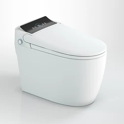 High tech 2021 tankless 110V/220V s p trap auto flush sensor wc intelligent automatic toilet bowl smart toilet with bidet