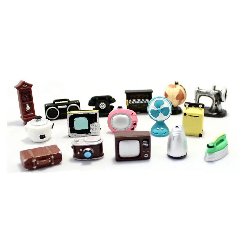 CHIHUA Wholesale100Pcs Mixed Resin handicrafts decoration DIY Craft Doll house accessories