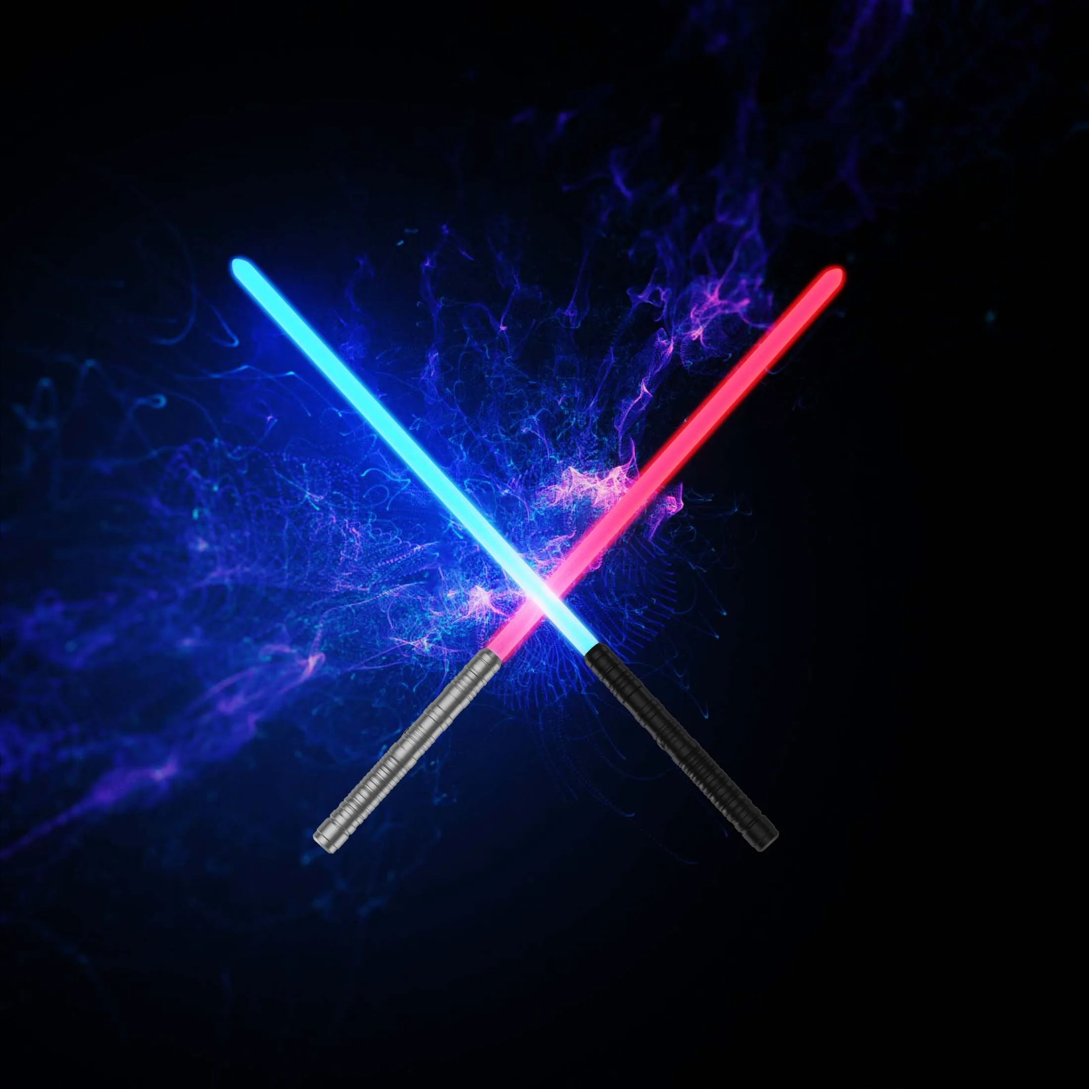 Hot sale 80cm rgb 7 colors metal laser sword  RGB Lightsaber Dueling Lightsaber 7 Color Changing Lightsaber for Adults and Kids