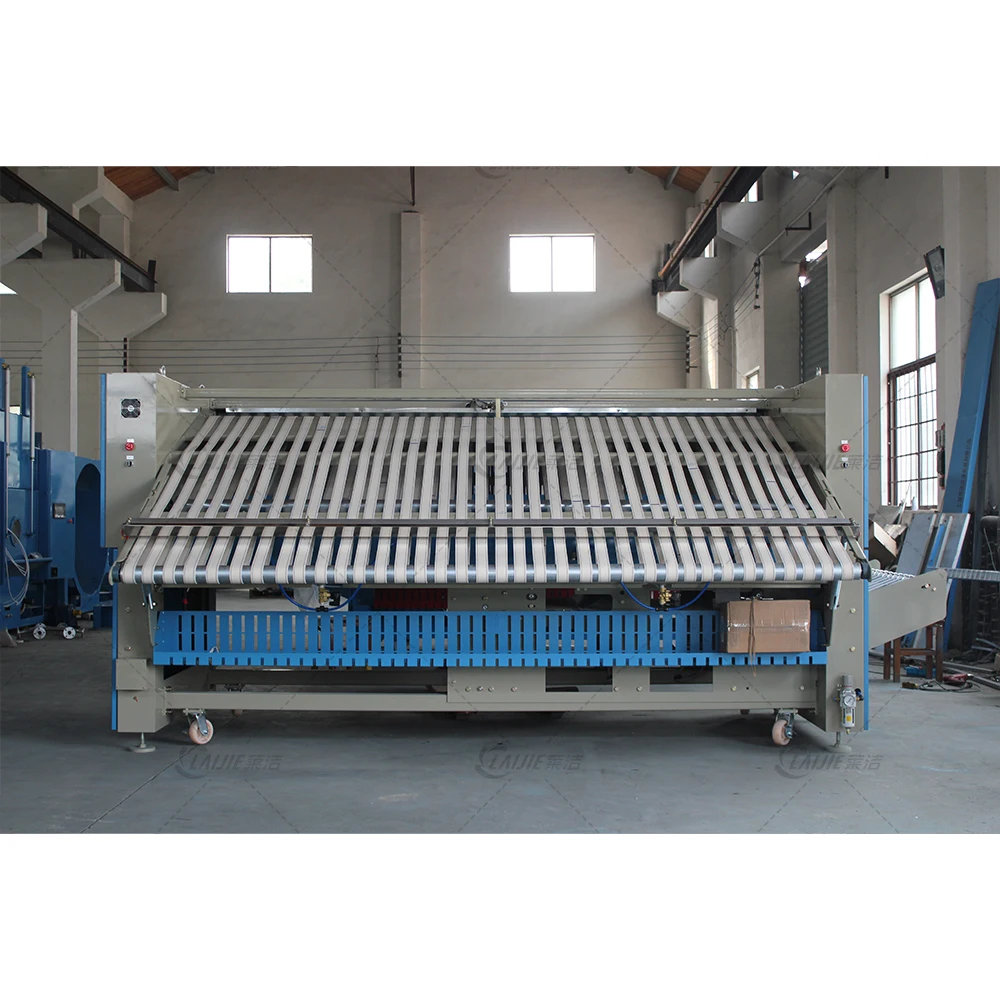 Chinese best performance automatic laundry bedsheet folding machine 3300mm