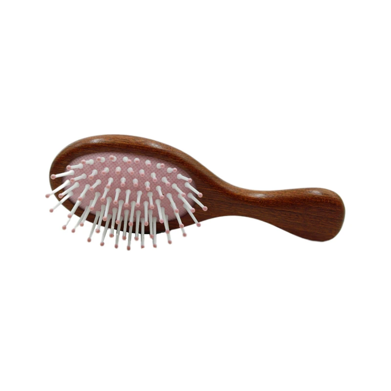 Eco Bamboo Hair Brush Nature Wooden Anti-Static Detangle Brush Hair Scalp Massage Comb Air Cushion Styling Tools for Women Men