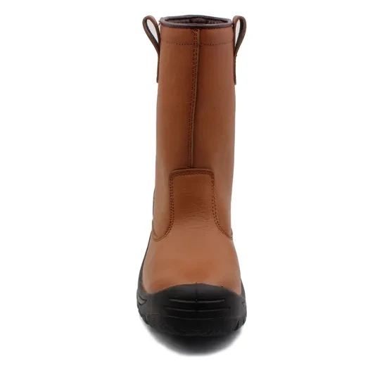 Высокие ботинки со стальным носком, ботинки из коровьей кожи для сварочных работ, защитные ботинки