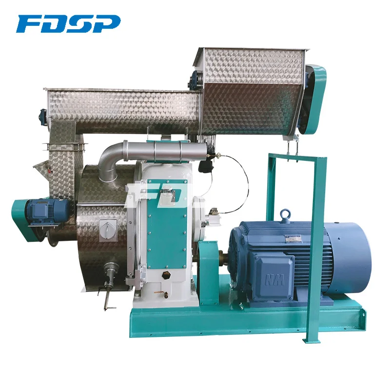 Industrial China supplier biomass fuel small ring die pellet mill