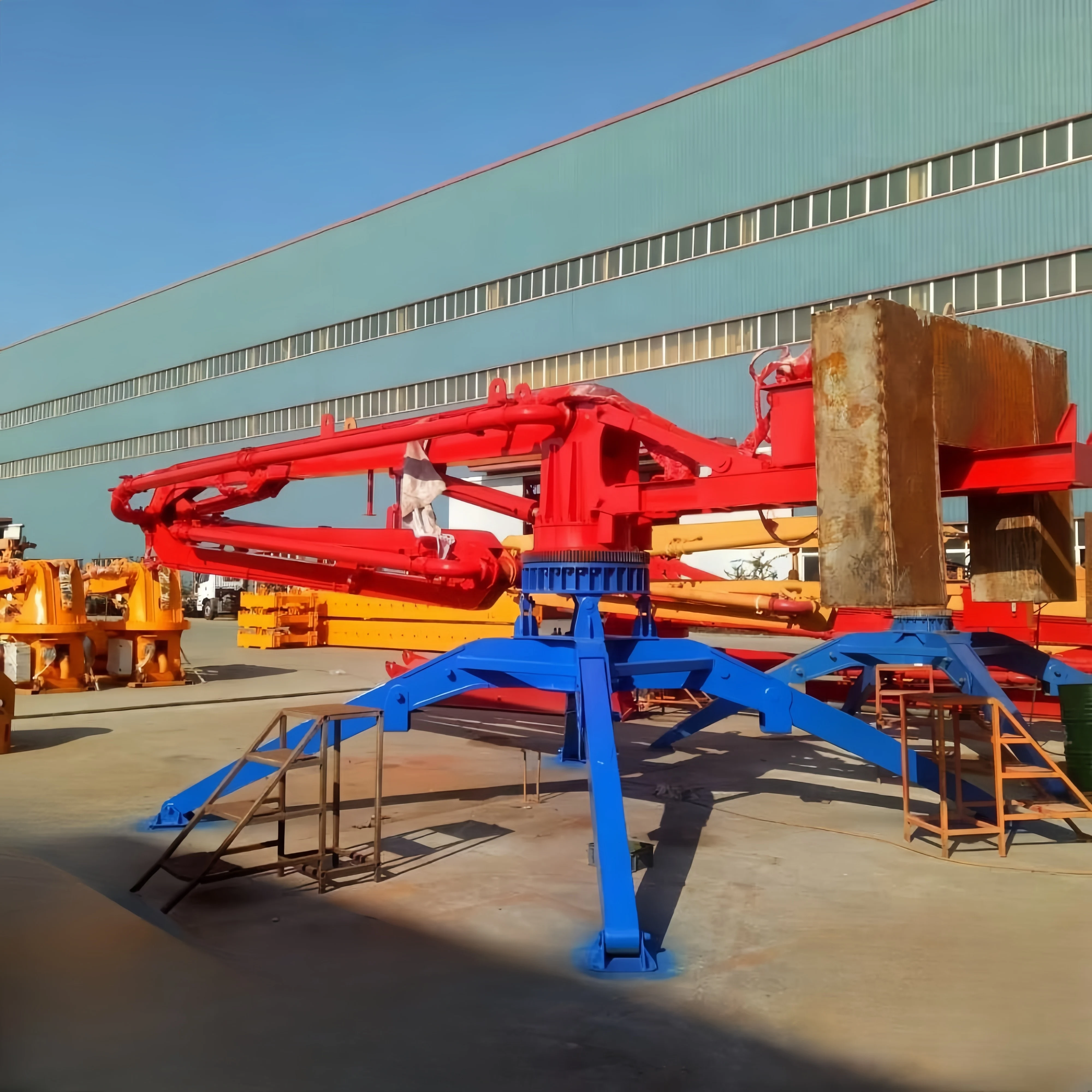 High Quality JIUHE Hydraulic Distributor Concrete Spreader Mobile Concrete Placing Boom with best price
