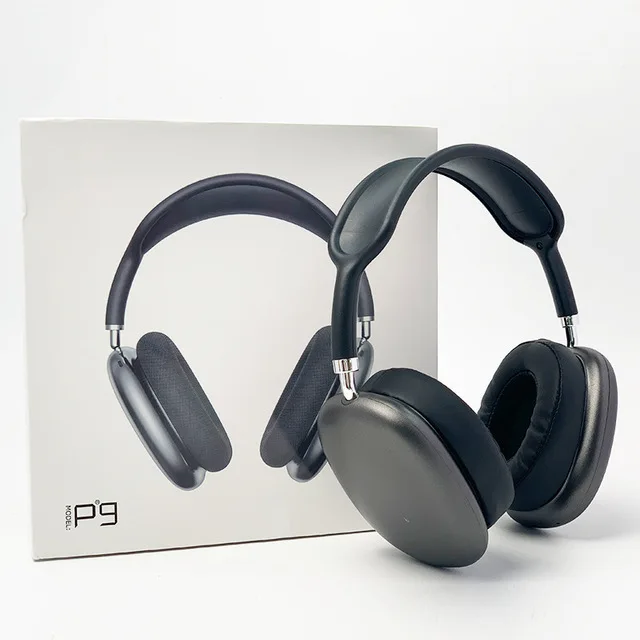 Беспроводные наушники Air P9 Max BT V5.0 Спортивные стерео Hi-Fi с микрофоном для iOS Android 3 5 мм AUX/FM/Card