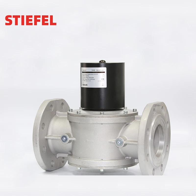 200mbar 360mbar dund solenoid gas valve 110vac Wholesale International good Price gas burner solenoid valve