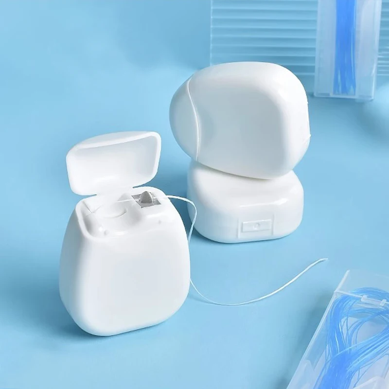 Flossing Tape Custom Logo Package Paper card Individual Packed Flosser Silk Dental Floss