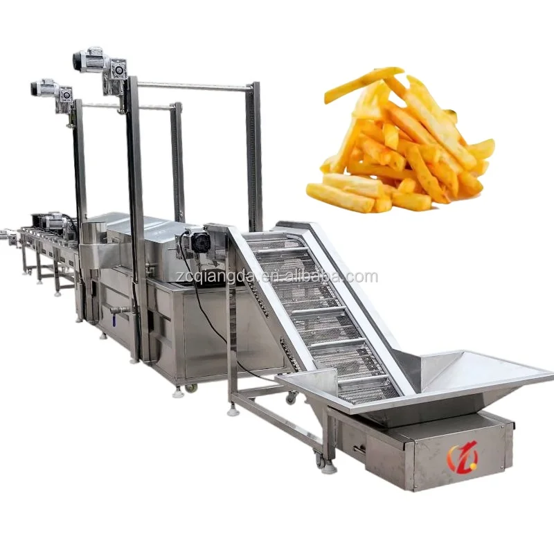 Qiangda Fully automatic french fries production line french fries production machine automatic price