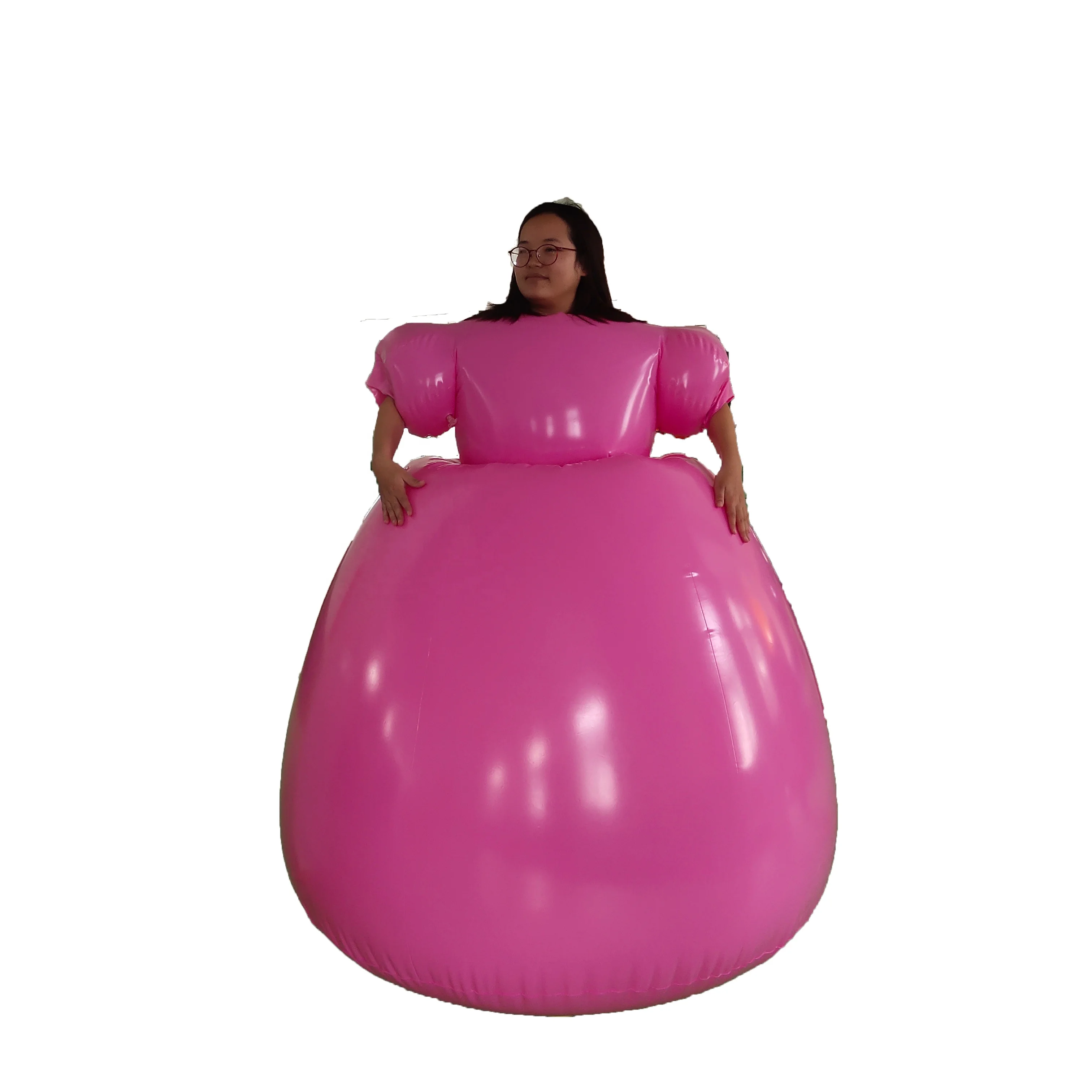 The inflatable Princess skirt is 63 feet tall in a variety of custom styles PVC princess skirt clothing model