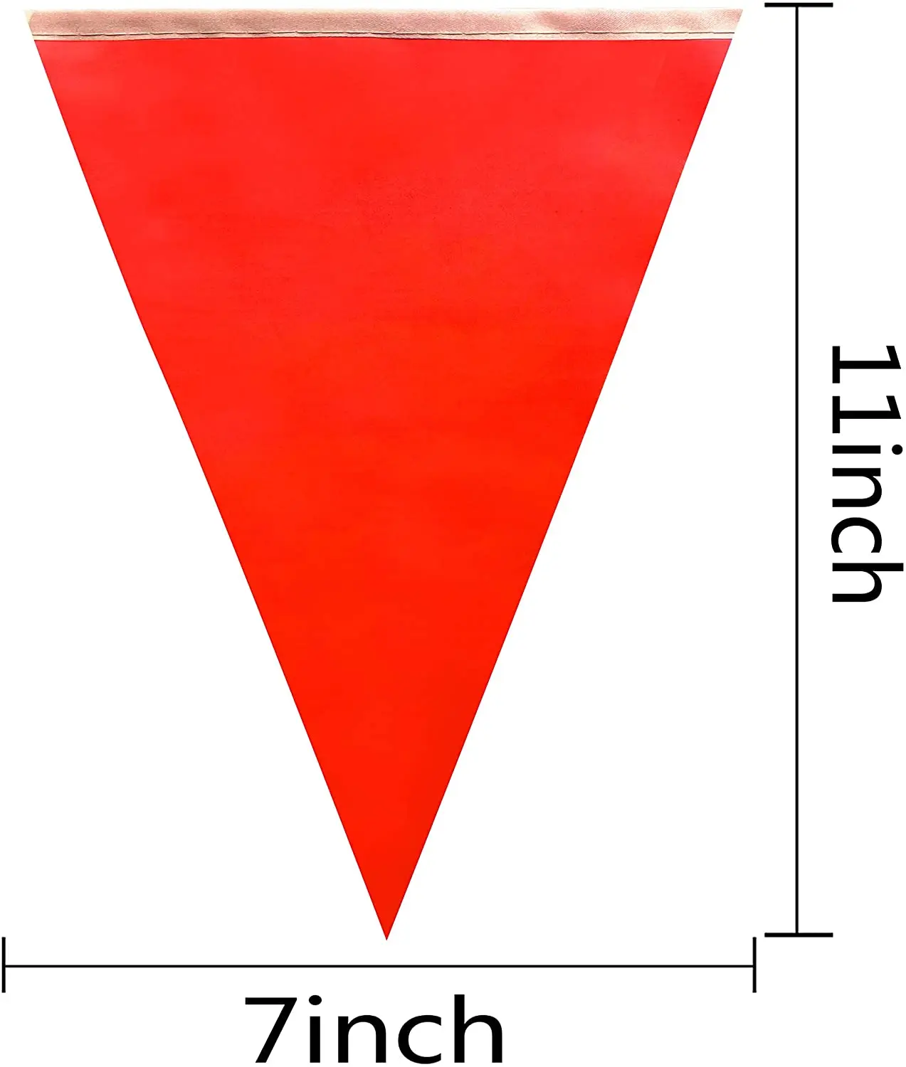 
Solid Red Pennant Banner Flags String Triangle Flags Decorations for Grand Opening,Birthday Party,Festival Celebration 