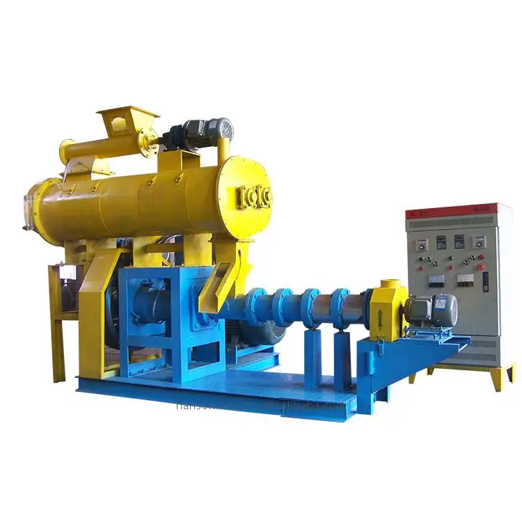 250-400kg per hour automatic floating fish feed pellet machine/ blood meal animal feed fish feed