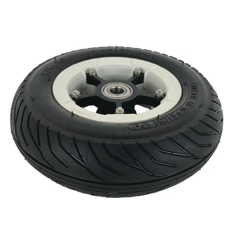 SUNMATE 175X50 Inflation with Tire and Inner Tube Electric Mountainboard Scooter Pneumatic Wheel