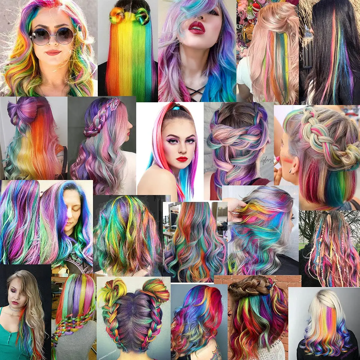 Hot sell   synthetic colorful clip in hair extension   clip in  double drawn clip in hair extension