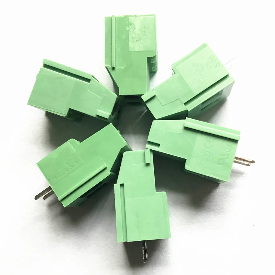 Rising clamp brass cage PCB terminal block KF129-5.0/5.08 mm pitch 2 pin 3P combine  screw terminal block connector