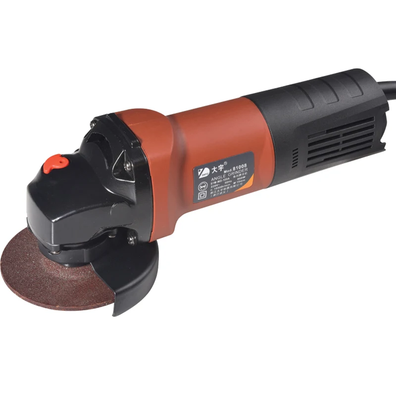 derusting angle grinder with nut wire wheel brush 115mm zhejiang yongkang angle grinder