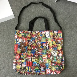 Custom Hysteric Mini Canvas Shopping Bag OEM Digital Printing Dye Sublimation Tote Bag
